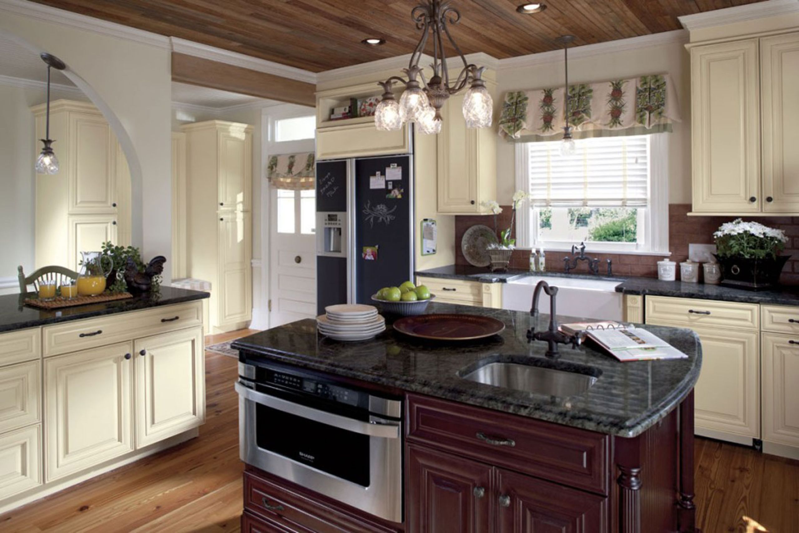 The beauty of dark cambria is a popular choice for countertops.
